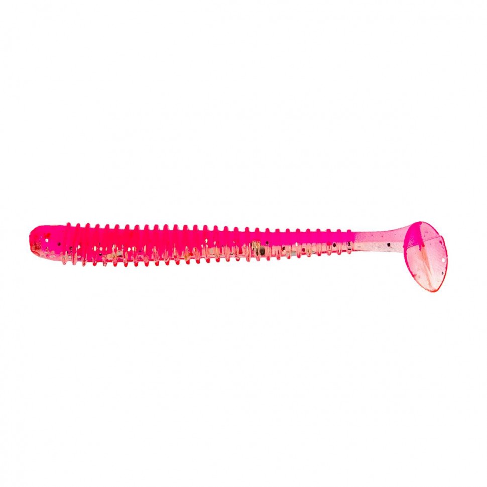 Виброхвост Helios Liny Catcher 2,35"/6 см, цвет Silver Sparkles & Pink 12 шт HS-5-035 , 